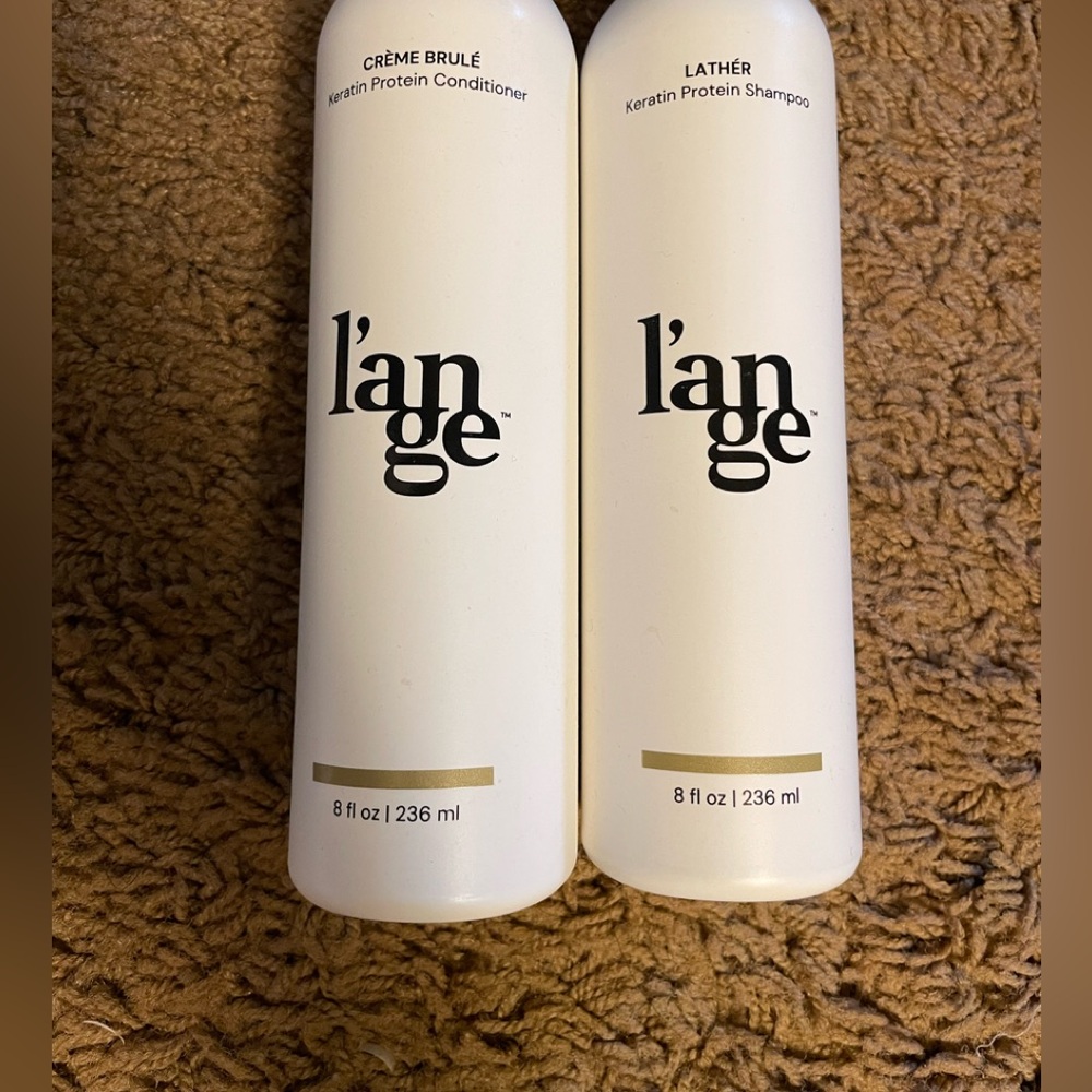 Lange shampoo and conditioner